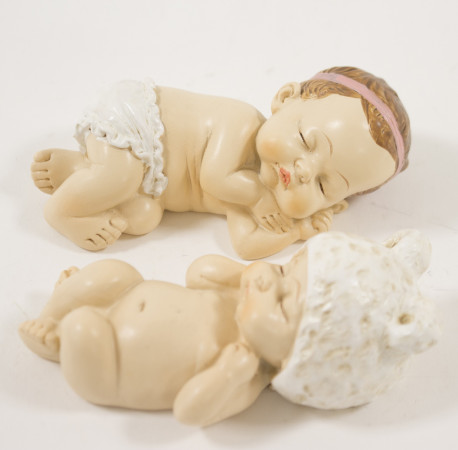 detail Spící miminko s čelenkou nebo čepičkou 1 ks GD DESIGN