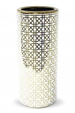 detail Stojan na deštníky se zlatými vzory GD DESIGN