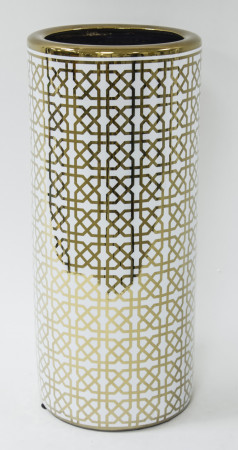 detail Stojan na deštníky se zlatými vzory GD DESIGN
