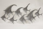náhled Kovové hejno ryb na stěnu GD DESIGN