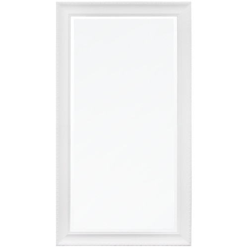 Dřevěné zrcadlo bílé