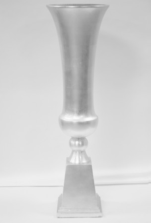 detail Dekorační stříbrná váza GD DESIGN