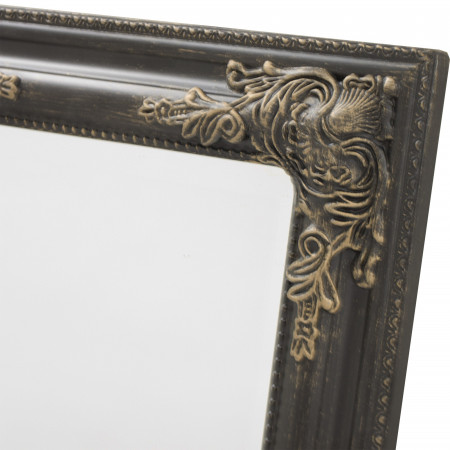 detail Černé zrcadlo se zlatou patinou GD DESIGN