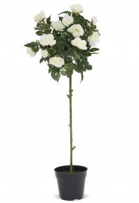 Umělá rostlina bílé růže