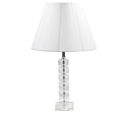 Elegantní stolní bílá lampa