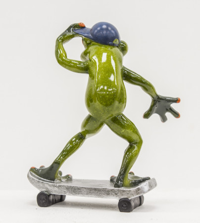 detail Žába na skateboardu GD DESIGN