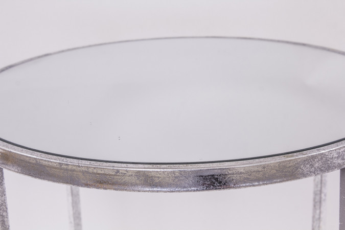 detail Stříbrný stolek GD DESIGN