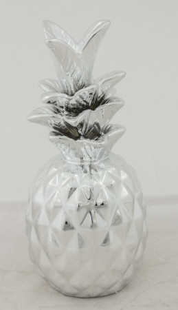 detail Dekroační ananas stříbrný GD DESIGN
