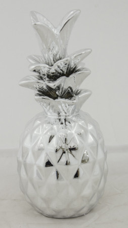 detail Dekroační ananas stříbrný GD DESIGN