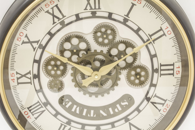 detail Luxusní hodiny s ozubenými kolečky GD DESIGN