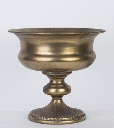 detail Zlatá váza na noze GD DESIGN