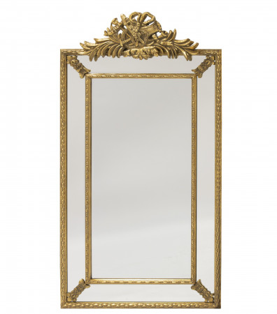 detail Velké zrcadlo s ornamentem GD DESIGN