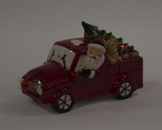 detail Santa Claus v autě GD DESIGN