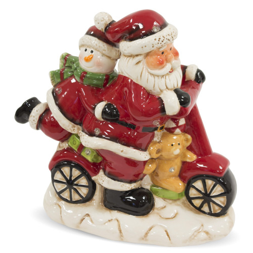 Santa na mopedu