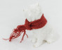 náhled Figurka pes s červenou šálou GD DESIGN