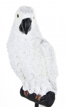detail Figurka bílý papoušek malý GD DESIGN