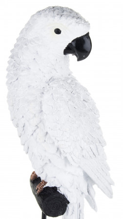 detail Figurka bílý papoušek GD DESIGN