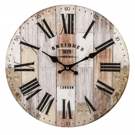 detail Dřevěné hodiny na pověšení GD DESIGN