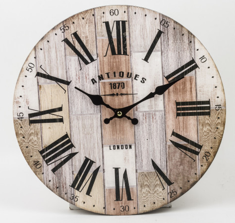 detail Dřevěné hodiny na pověšení GD DESIGN