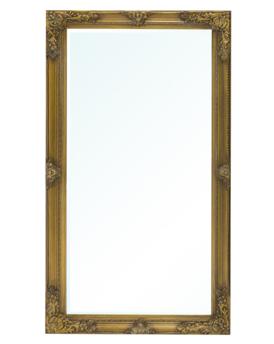 Dřevěné zlaté zrcadlo