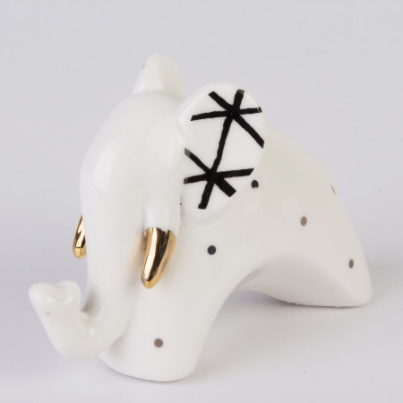 detail Figurka slon z keramiky GD DESIGN