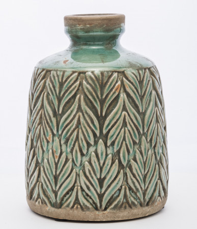detail Keramická váza tyrkysová GD DESIGN