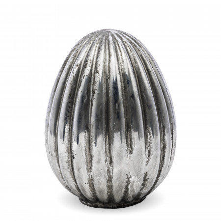 detail Dekorativní vejce stříbrné GD DESIGN