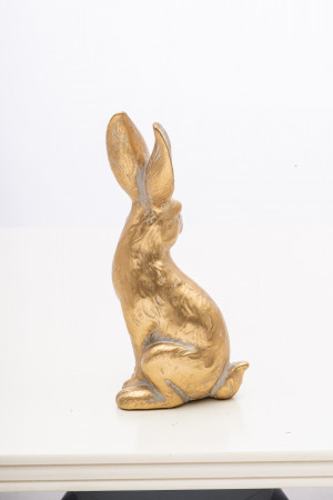 detail Figurka králík zlatý GD DESIGN