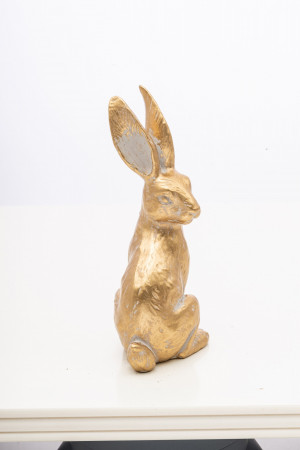 detail Figurka králík zlatý GD DESIGN