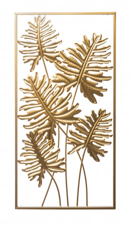 detail Nástěnná dekorace zlaté listy GD DESIGN