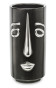 náhled Keramická černá váza se stříbrným obličejem GD DESIGN