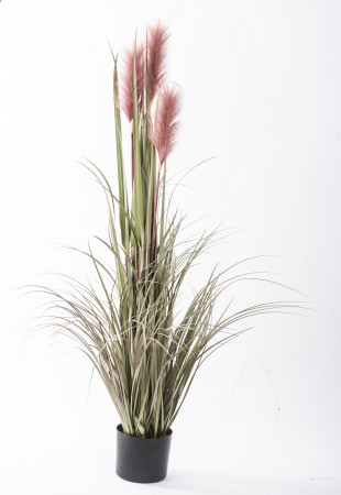 detail Umělá rostlina v plastovém květináči GD DESIGN