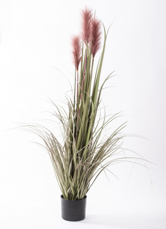 detail Umělá rostlina v plastovém květináči GD DESIGN