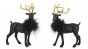 náhled Černý jelen se zlatým parožím 1 ks GD DESIGN