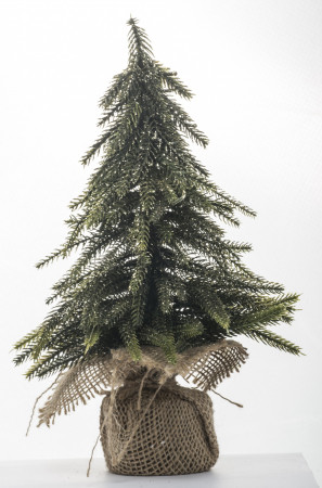 detail Vánoční strom v jutovém obalu GD DESIGN