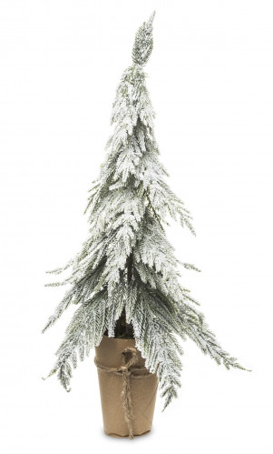 Vánoční strom zasněžený