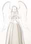náhled Figurka anděl s LED osvětlením GD DESIGN