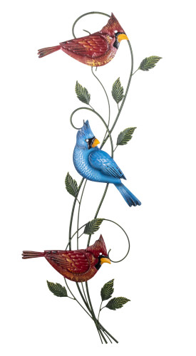 Nástěnná dekorace barevní ptáčci