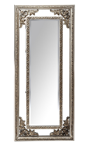 Zrcadlo s kovovými ornamenty