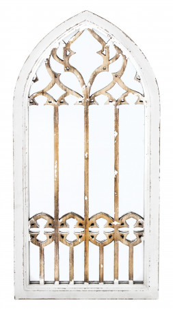 detail Zrcadlo okenice kombinace dřevo s kovem GD DESIGN