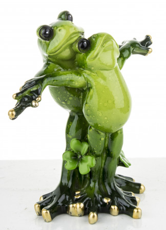 detail Figurka zamilované žabky s nataženýma rukama GD DESIGN