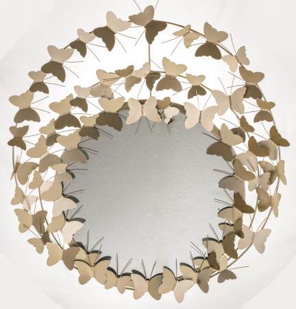 detail Dekorační zrcadlo s motýly GD DESIGN