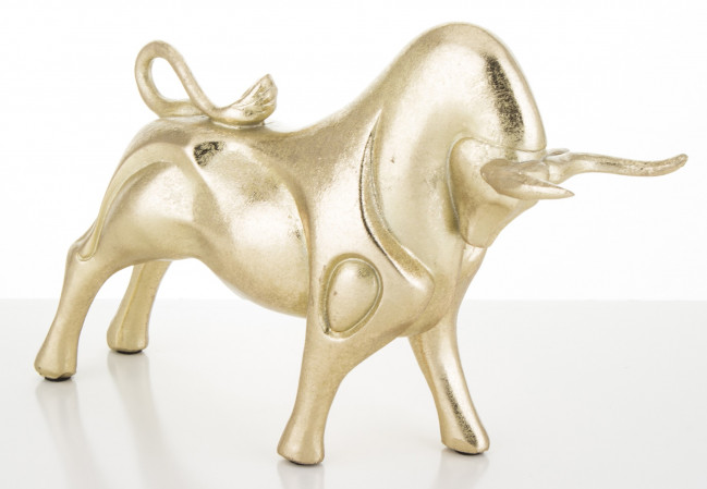 detail Figurka býk zlatý GD DESIGN