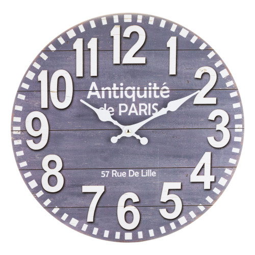Šedé hodiny Antiquité de Paris