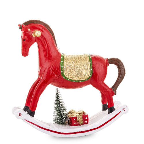 Vánoční figurka houpací kůň