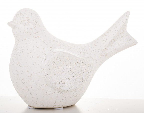 detail Dekorační soška keramický ptáček 12 cm GD DESIGN