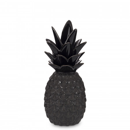 detail Keramická figurka ananas černý GD DESIGN