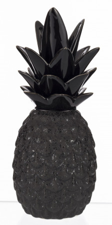 detail Keramická figurka ananas černý GD DESIGN