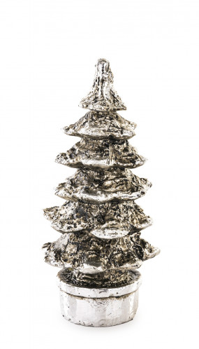 Vánoční dekorace stromeček stříbrný