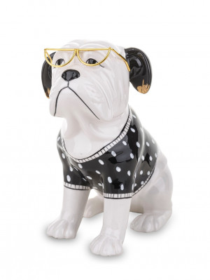 Figurka pes s brýlemi